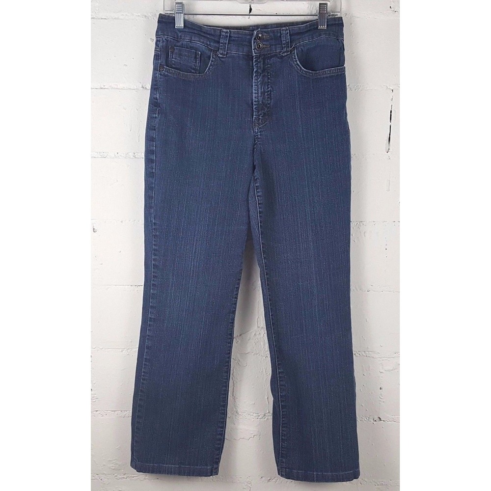 Nine West Jeans Womens Size 10 29  Blue Denim Pants Waist‎ Distressed Casual